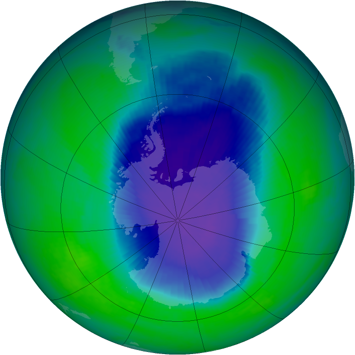 Ozone Map 1993-11-18